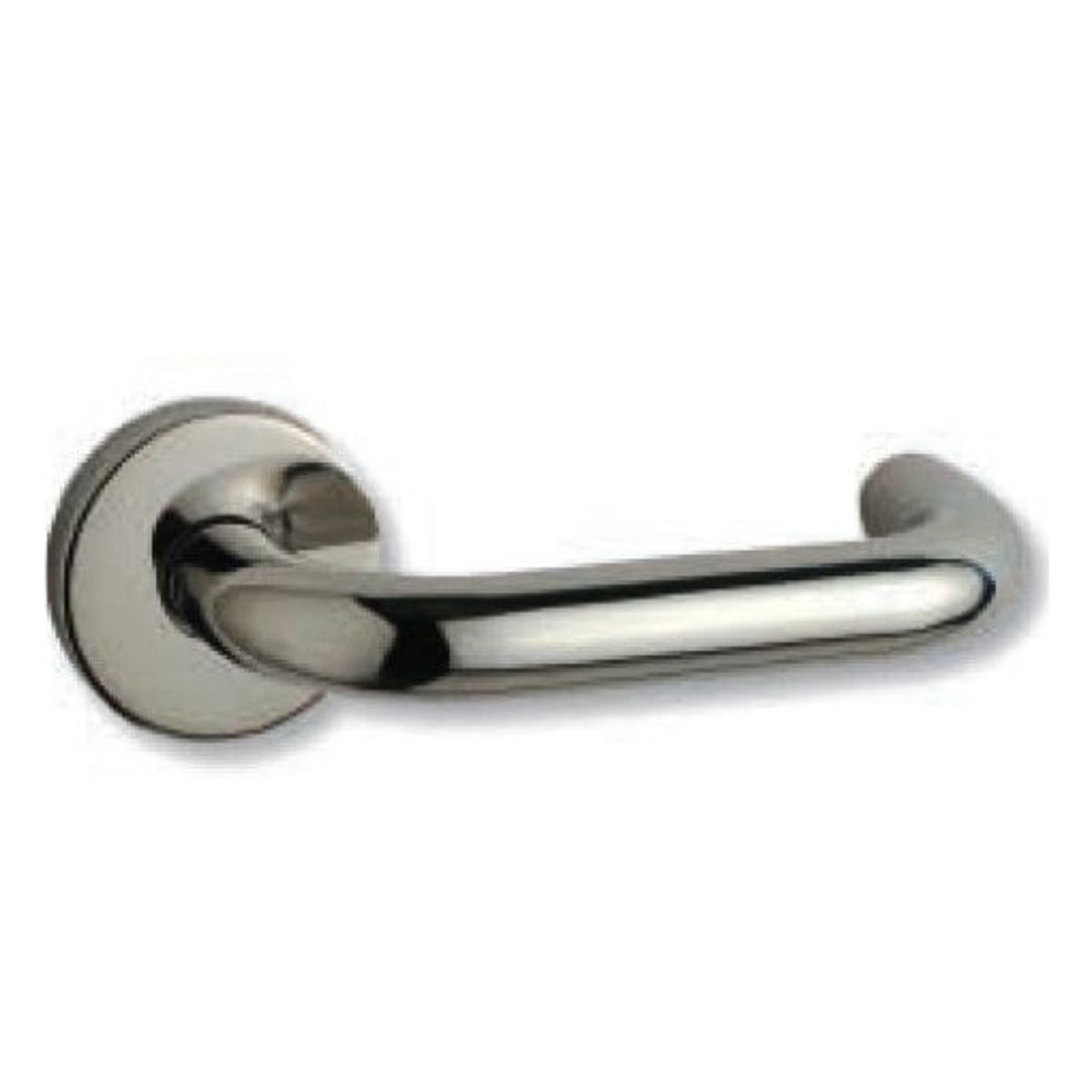 Tubular Lever Handle on Rose