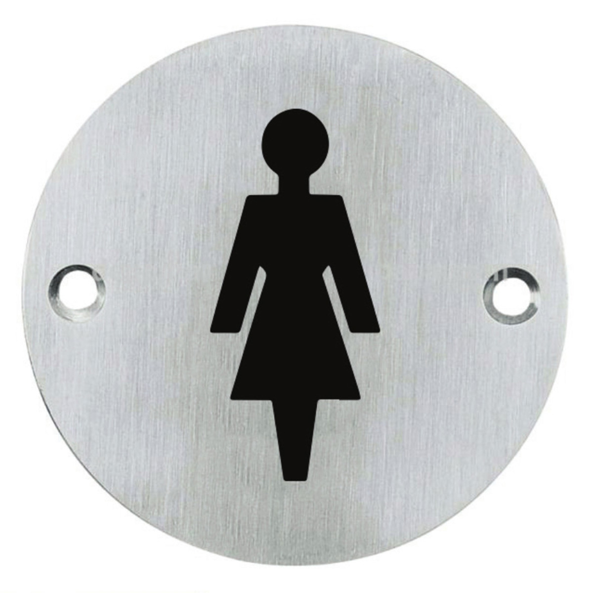 Women Round Sign Plate