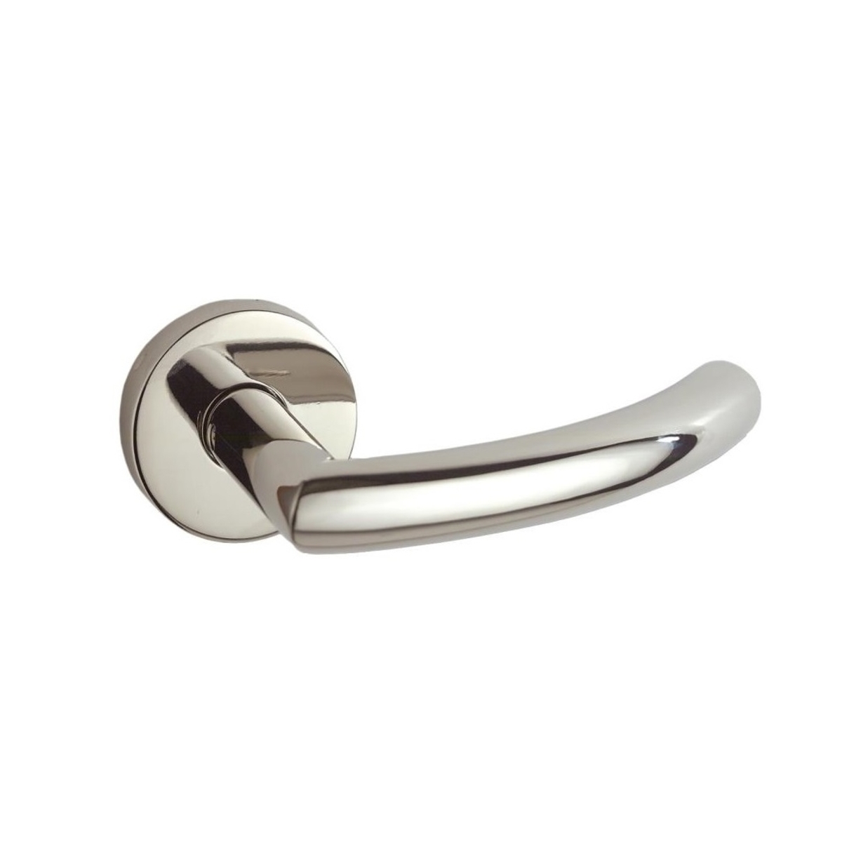 Tubular Lever Handle on Rose
