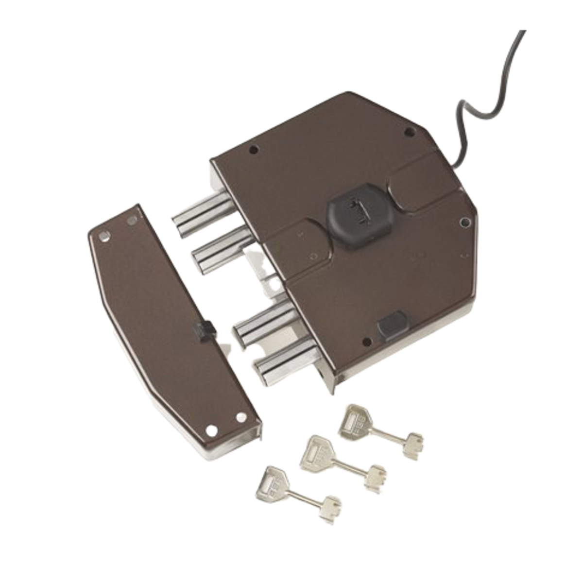 6823 - Security Electric Rim Lock, 3 Locking Points