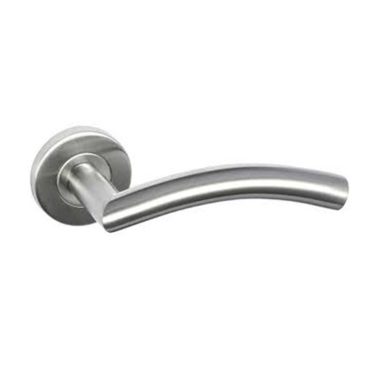 Tubular Lever Handle on Rose