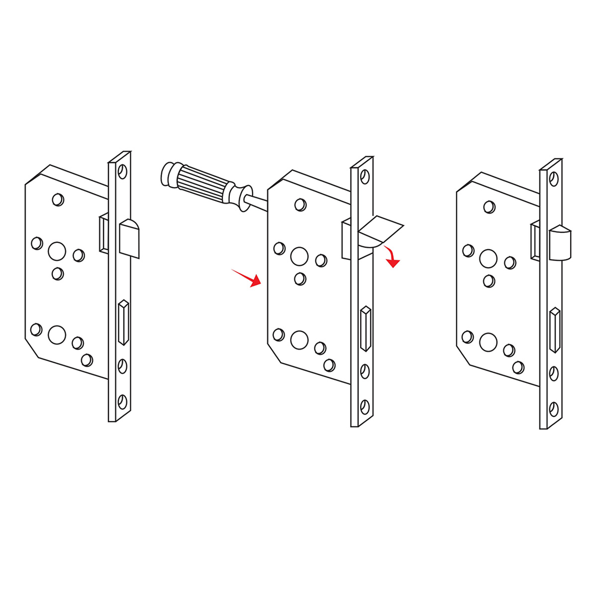 Dorfit 8545 Mortise Lock Body Door Hardware