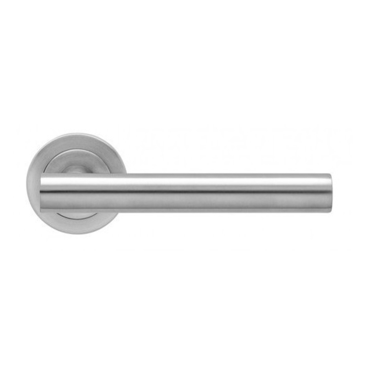 Tubular Lever Handle on Rose