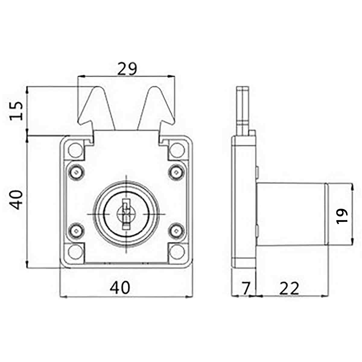 Dorfit DT509 Roller Shutter Lock