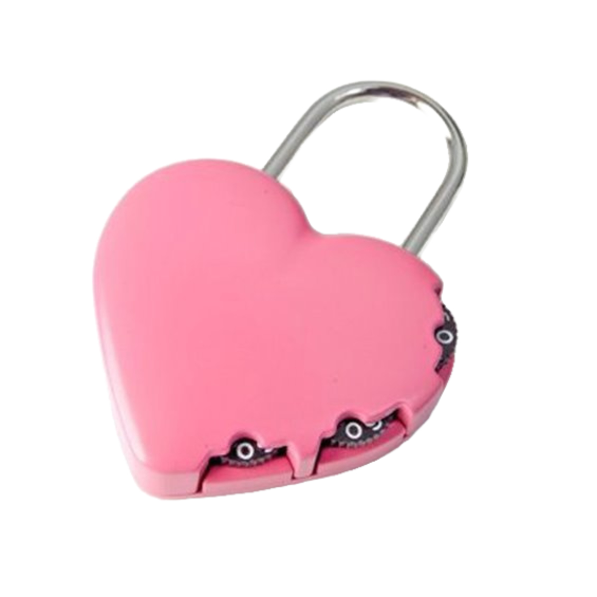 Mini Fashion Padlock Novelty Series - Heart Pink